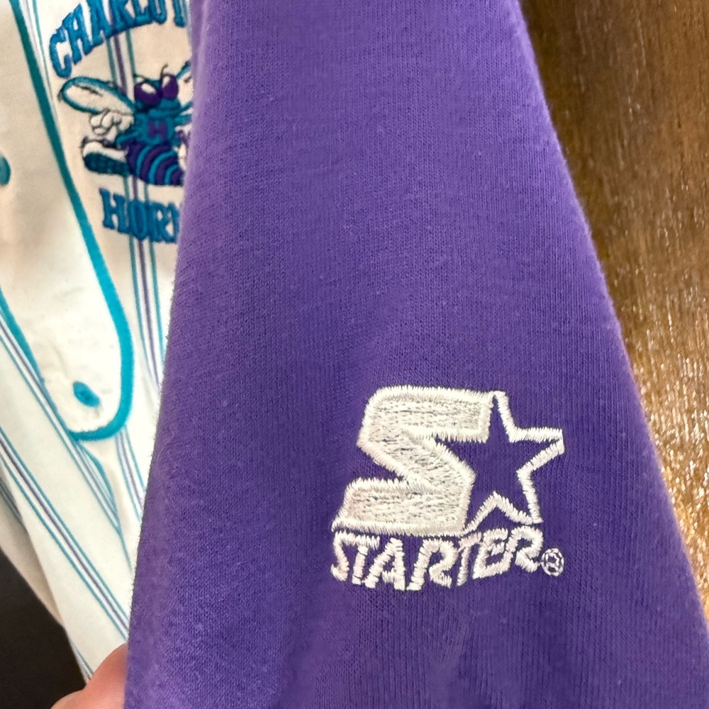 Large 90’s Starter Hornets Jersey - Picture 6 of 9